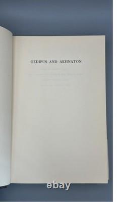 Immanuel Velikovsky OEDIPUS AND AKHNATON Myth and History Signed 1st 1st Edition
