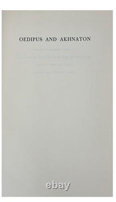 Immanuel Velikovsky OEDIPUS AND AKHNATON Myth and History Signed 1st 1st Edition