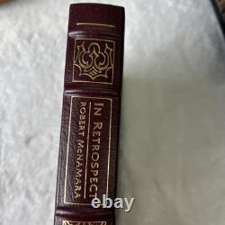 In Retrospect Robert McNamara SIGNED 1st Edition Easton Press Leather Bound Book