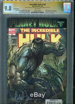 Incredible-Hulk#100 (Vol 2) CGC 9.8 SS Michael Turner (Grey Variant)