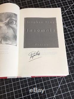 Insomnia Stephen King, Signed, 1st Edition, In Slipcase
