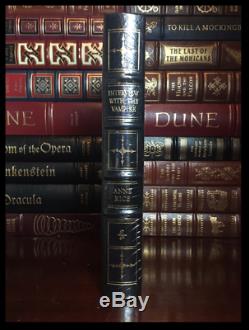 Interview With A Vampire SIGNED by ANNE RICE New Sealed Easton Press Leather