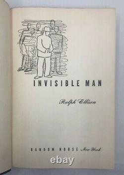 Invisible Man Ralph Ellison SIGNED First Edition 1st Print & DJ Clamshell Box