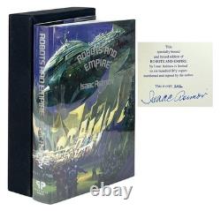 Isaace Asimov / Robots and Empire Signed 1st Edition 1985