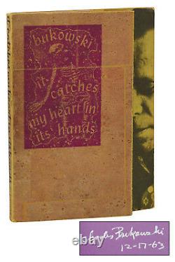 It Catches My Heart in Its Hands CHARLES BUKOWSKI Signed First Edition 1st