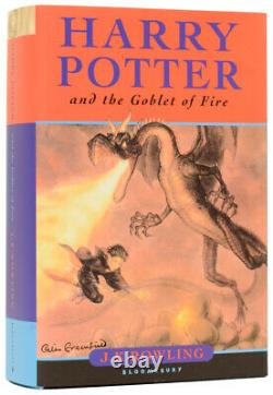 J K ROWLING, born 1965 / Harry Potter and the Goblet of Fire Signed 1st Edition