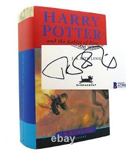 J. K. Rowling HARRY POTTER AND THE GOBLET OF FIRE Signed 1st UK 1st Edition