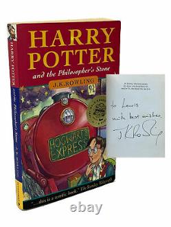 J K Rowling / HARRY POTTER AND THE PHILOSOPHER'S STONE Signed 1st Edition 1997