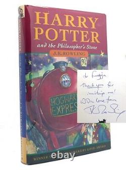 J. K. Rowling HARRY POTTER AND THE PHILOSOPHER'S STONE Signed 1st UK Edition
