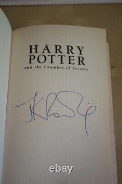 J. K. Rowling,'Harry Potter and the Chamber of Secrets', UK signed first edition