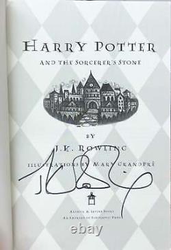 J K Rowling / Harry Potter and the Sorcerer's Stone Signed 1st Edition 1998