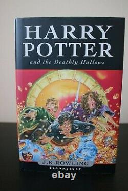 J. K. Rowling Signed 1st/1st Edition JK Harry Potter & Deathly Hallows PSA