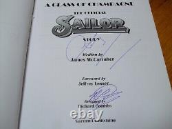 JAMES McCARRAHER-SAILOR A GLASS OF CHAMPAGNE-1ST-SIGNED x 9-2004-VG-HB-VERY RARE