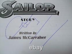 JAMES McCARRAHER-SAILOR A GLASS OF CHAMPAGNE-1ST-SIGNED x 9-2004-VG-HB-VERY RARE