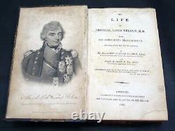 JAMES STANIER CLARKE signed The Life of Admiral Lord Nelson 1st 1810 leather