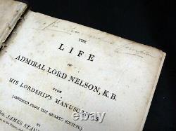JAMES STANIER CLARKE signed The Life of Admiral Lord Nelson 1st 1810 leather