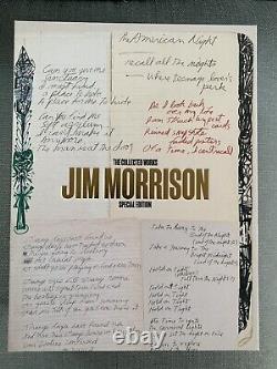 JIM MORRISON A GUIDE TO THE LABYRINTH DELUXE GENESIS PUBLICATIONS SIGNED Doors