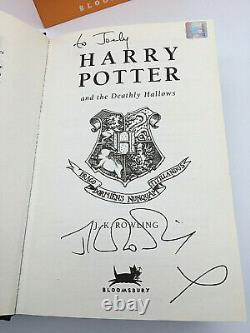 JK Rowling Harry Potter and the Deathly Hallows 1st Edition Midnight Signing