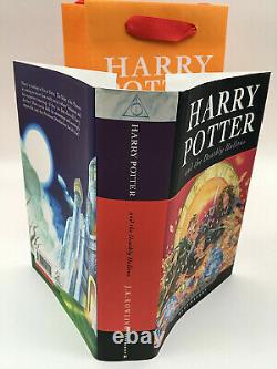 JK Rowling Harry Potter and the Deathly Hallows 1st Edition Midnight Signing