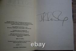 JK Rowling, Harry Potter and the Philosopher's Stone, UK signed first edition