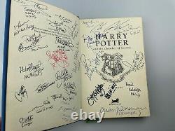 JK Rowling Harry Potter & the Chamber of Secrets UK Deluxe Edition Cast Signed