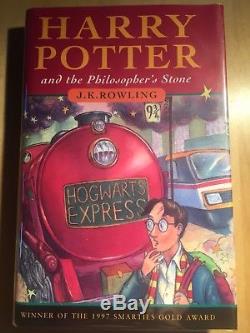 JK Rowling Harry Potter & the Philosopher's Stone UK 1/1 HBK Ted Smart