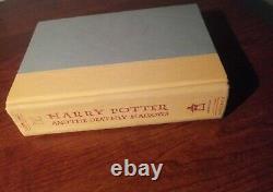 JK Rowling SIGNED Harry Potter and the Deathly Hallows US 1st Edition/1st Print