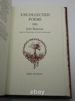 JOHN BETJEMAN Uncollected Poems SIGNED 1982 Limited 1st Edition/Poetry