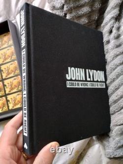 JOHN LYDON I Could Be Wrong I Could Be Right SIGNED Numbered +Print SEX PISTOLS