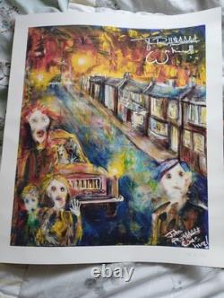 JOHN LYDON I Could Be Wrong I Could Be Right SIGNED Numbered +Print SEX PISTOLS
