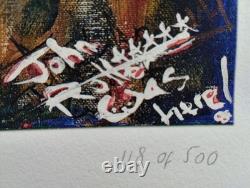 JOHN LYDON I Could Be Wrong I Could Be Right SIGNED Numbered +Print SEX PISTOLS