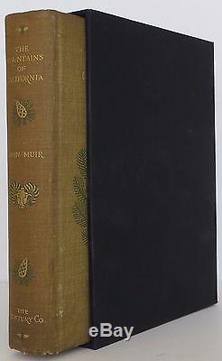 JOHN MUIR The Mountains of California SIGNED FIRST EDITION