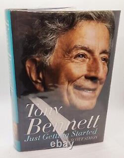 JUST GETTING STARTED Tony Bennett 1st/1st SIGNED 2016 Autobiography HB