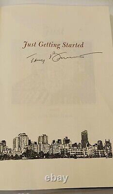 JUST GETTING STARTED Tony Bennett 1st/1st SIGNED 2016 Autobiography HB