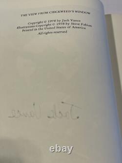 Jack Vance The View From The Chickweed Window Signed 1st Edition