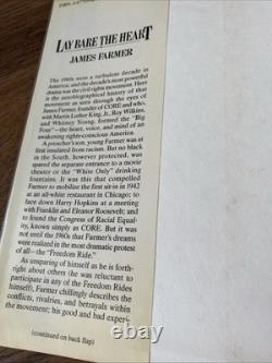 James Farmer (1920-1999) Lay Bare The Heart 1st Edition Hardcover (signed)