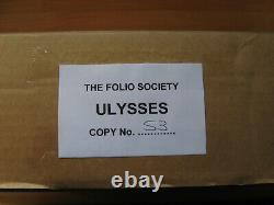 James Joyce Ulysses Folio Society signed numbered limited edition 53/500 sealed