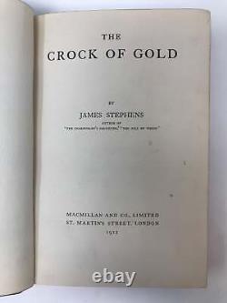 James Stephens / THE CROCK OF GOLD SIGNED 1st Edition 1912