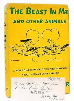 James Thurber THE BEAST IN ME AND OTHER ANIMALS SIGNED 1st Edition 1st Printing
