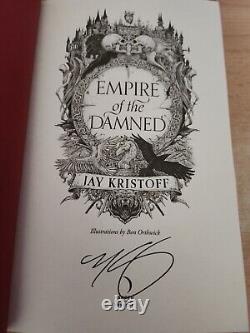 Jay Kristoff Empire Of The Damned / Vampire SIGNED Waterstones 1st Editions