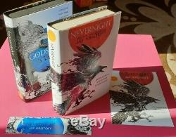 Jay Kristoff The Nevernight Chronicles Nevernight Godsgrave Signed 1/1 UK HBs