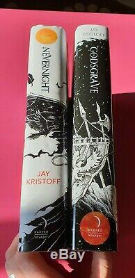 Jay Kristoff The Nevernight Chronicles Nevernight Godsgrave Signed 1/1 UK HBs