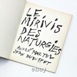 Jean Dubuffet / LE MIRIVIS DES NATURGIES Signed 1st Edition 1963