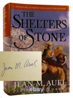 Jean M. Auel THE SHELTERS OF STONE SIGNED 1st Edition 1st Printing