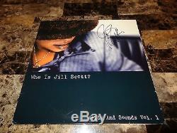 Jill Scott Rare Signed Limited Edition Vinyl Record Who Is Jill Scott Promo COA