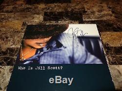 Jill Scott Rare Signed Limited Edition Vinyl Record Who Is Jill Scott Promo COA