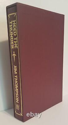 Jim Thompson / HEED THE THUNDER Introduction by James Ellroy Signed 1st ed 1991
