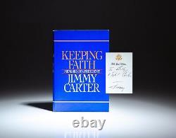 Jimmy Carter / Keeping Faith Memoirs Of A President Signed 1st Edition 1982