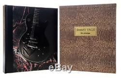 Jimmy Page + The Anthology + Genesis Signed Leather Limited To 2500