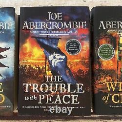 Joe Abercrombie Age of Madness 3 Book Set UK British All x3 Signed 1st Edition